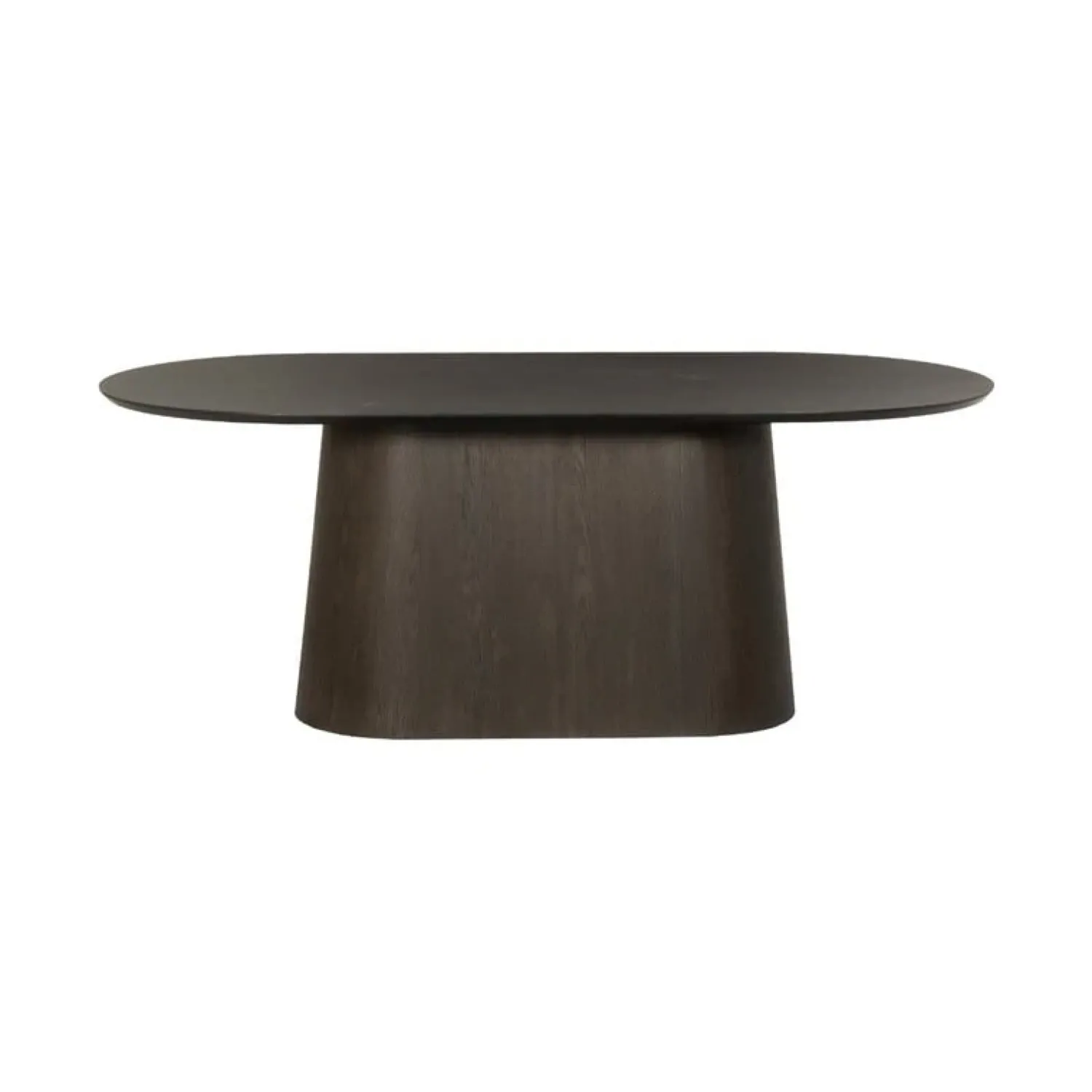 Livingfurn Eettafels|Novero Eettafel Espresso eiken ovaal 200cm