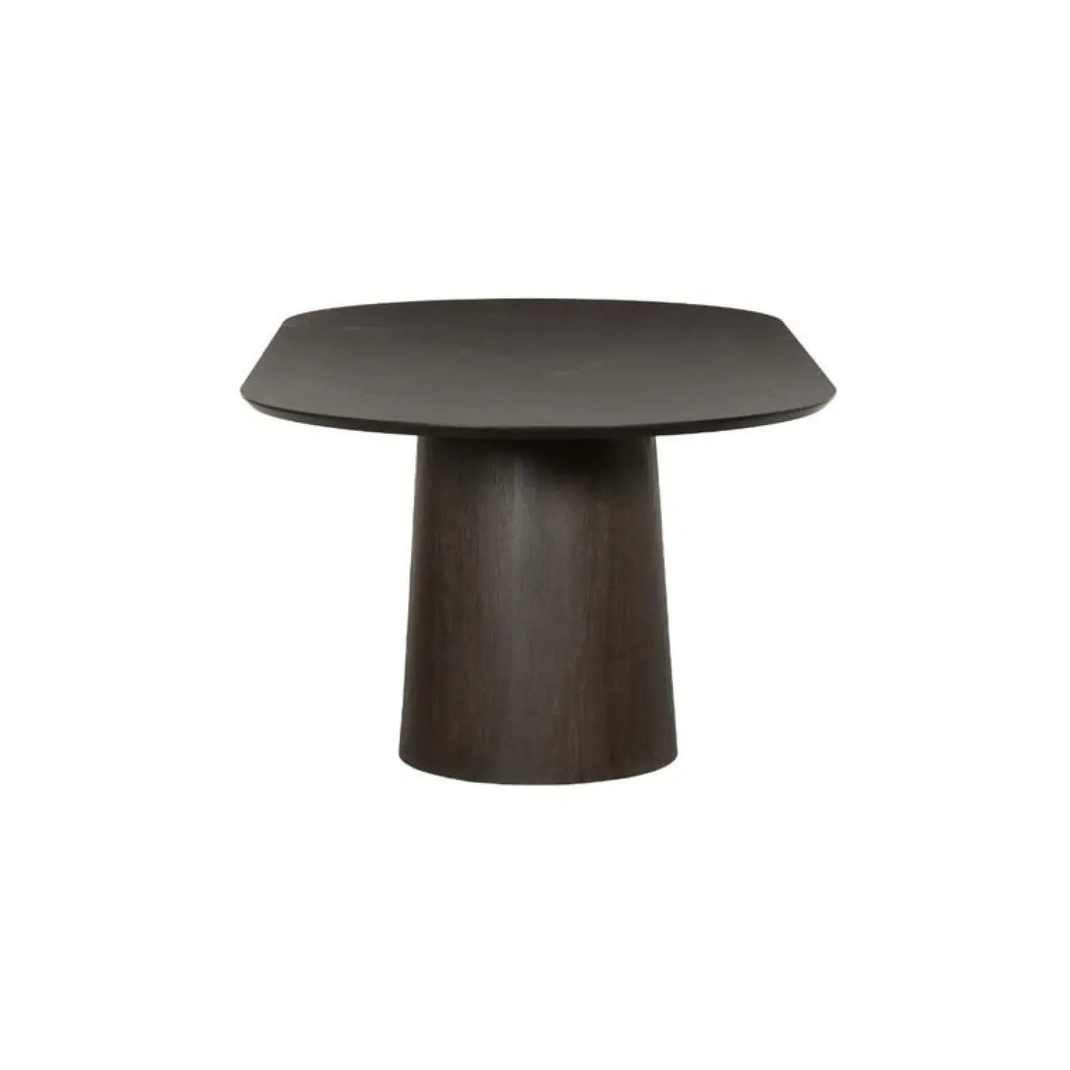 Livingfurn Eettafels|Novero Eettafel Espresso eiken ovaal 200cm