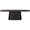 Livingfurn Eettafels|Novero Eettafel Espresso eiken ovaal 280cm