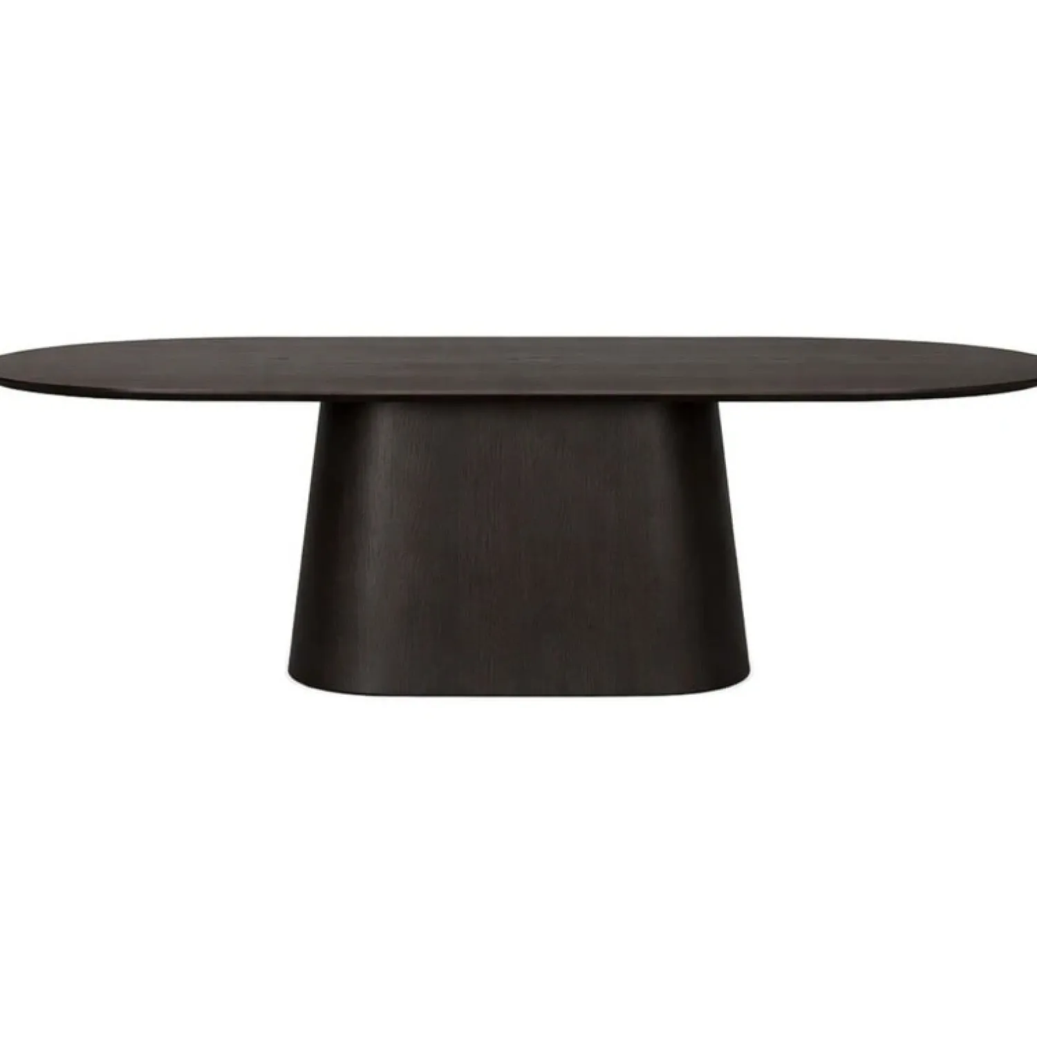Livingfurn Eettafels|Novero Eettafel Espresso eiken ovaal 280cm