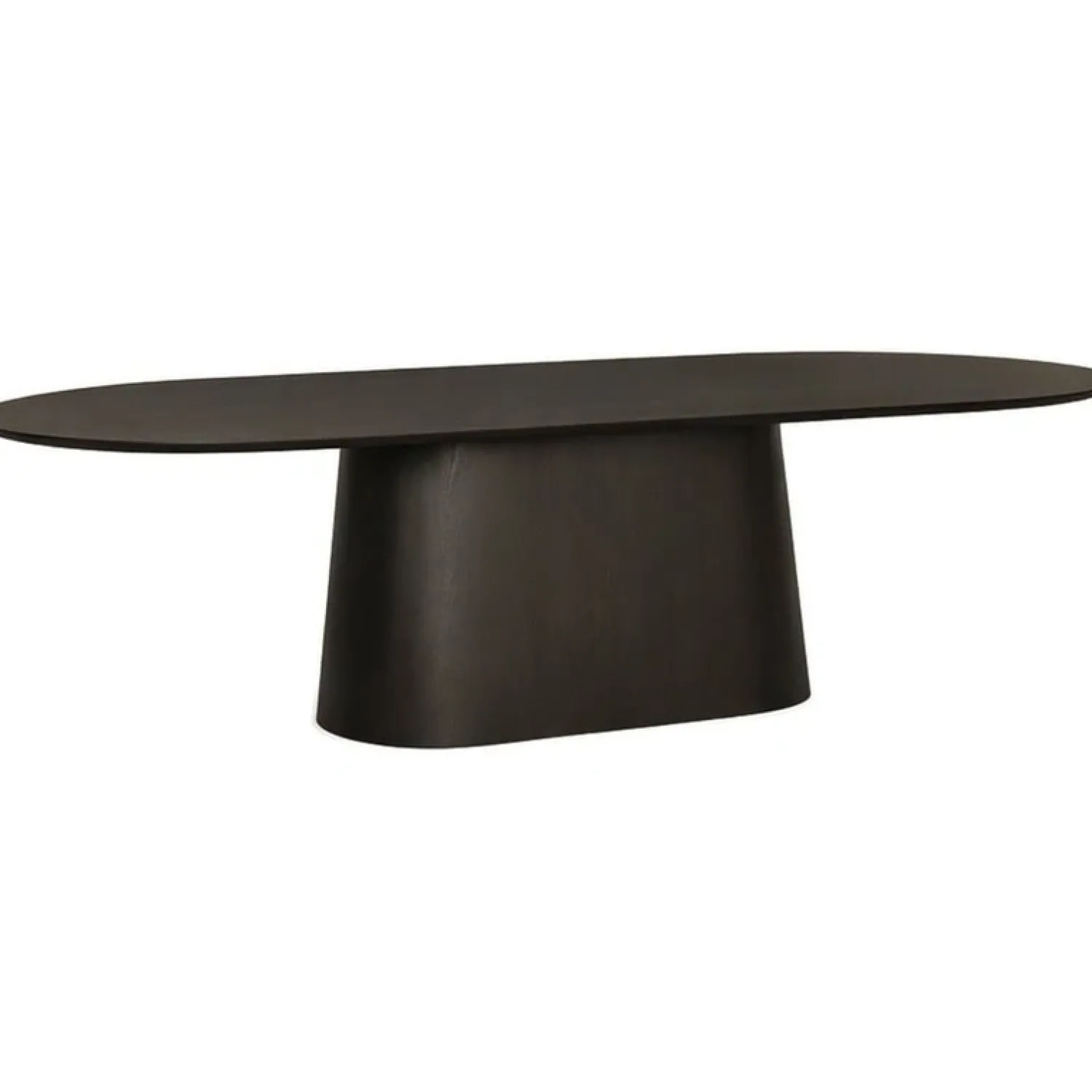 Livingfurn Eettafels|Novero Eettafel Espresso eiken ovaal 280cm