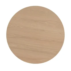 Livingfurn Eettafels|Novero Eettafel rond naturel eiken 130cm