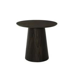 Livingfurn Salontafels|Novero Salontafel Espresso eiken 50cm rond