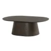 Livingfurn Salontafels|Novero Salontafel Espresso eiken Ovaal 120cm