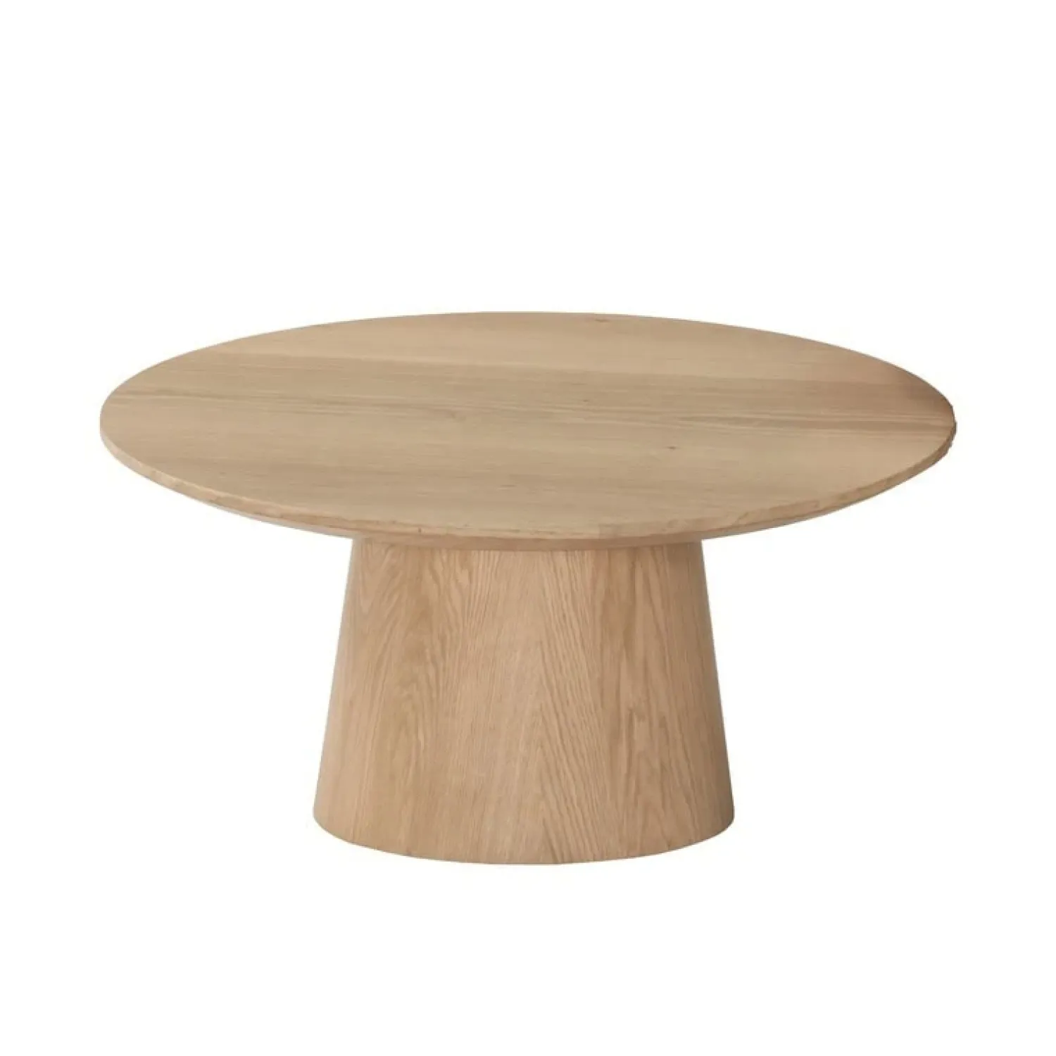 Livingfurn Salontafels|Novero Salontafel naturel eiken 80cm rond