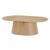 Livingfurn Salontafels|Novero Salontafel naturel eiken Ovaal 120cm