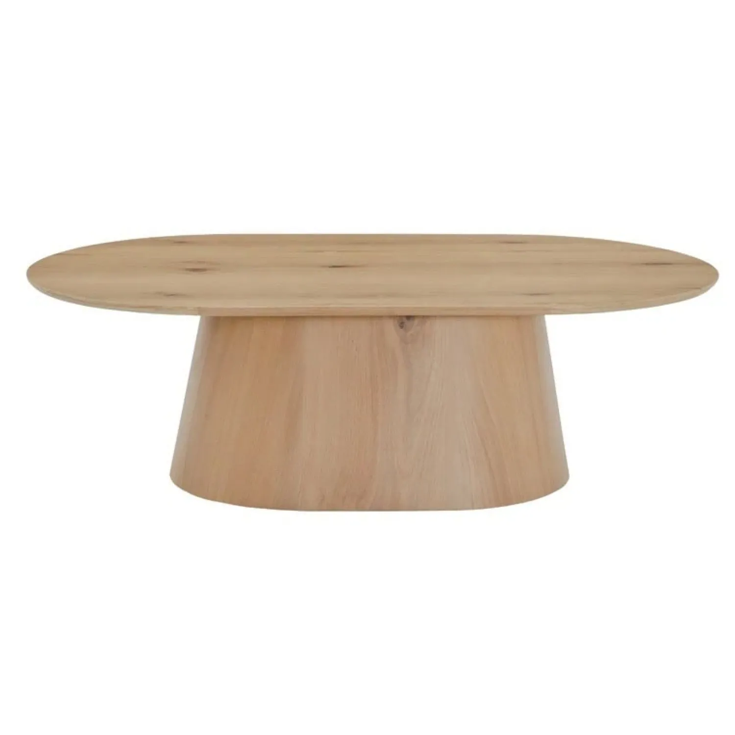 Livingfurn Salontafels|Novero Salontafel naturel eiken Ovaal 120cm