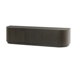 Livingfurn Industriele Kasten|Tv Meubels|Novero Tv meubel Espresso eiken 180cm