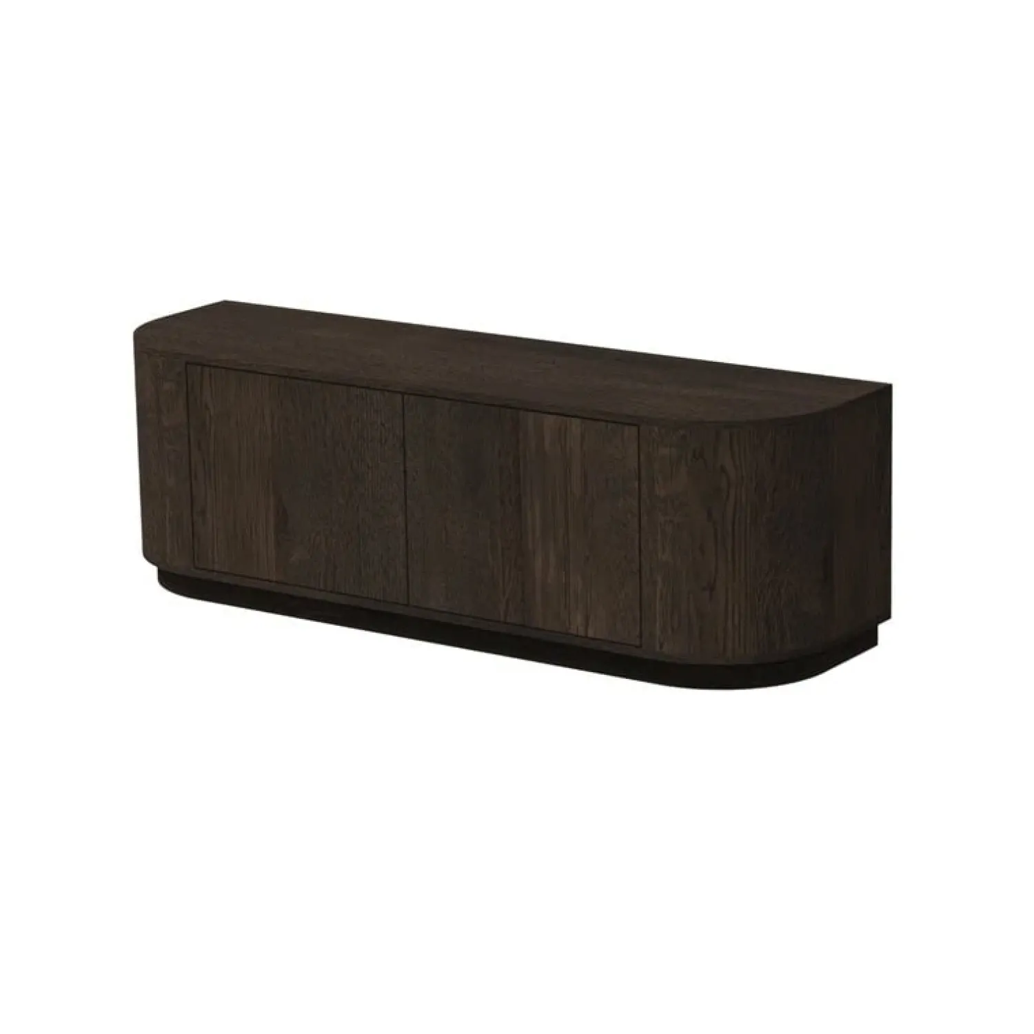 Livingfurn Industriele Kasten|Tv Meubels|Novero Tv meubel Espresso eiken 140cm