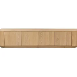 Livingfurn Industriele Kasten|Tv Meubels|Novero Tv meubel naturel eiken 220cm