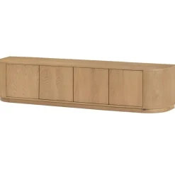 Livingfurn Industriele Kasten|Tv Meubels|Novero Tv meubel naturel eiken 220cm