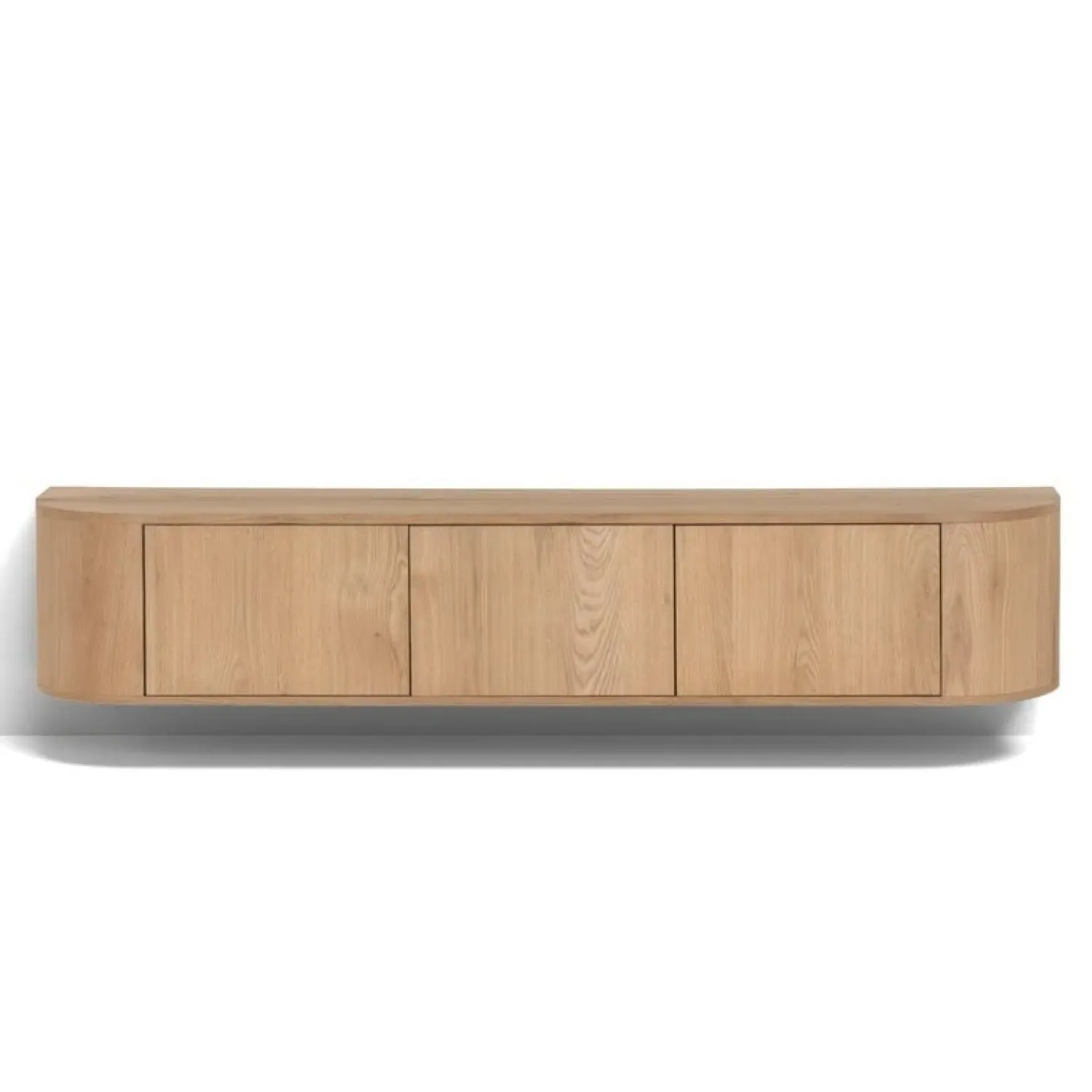 Livingfurn Industriele Kasten|Tv Meubels|Novero Zwevend Tv meubel naturel eiken 180cm