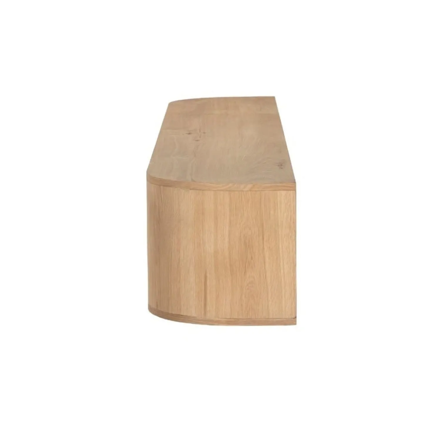 Livingfurn Industriele Kasten|Tv Meubels|Novero Zwevend Tv meubel naturel eiken 220cm