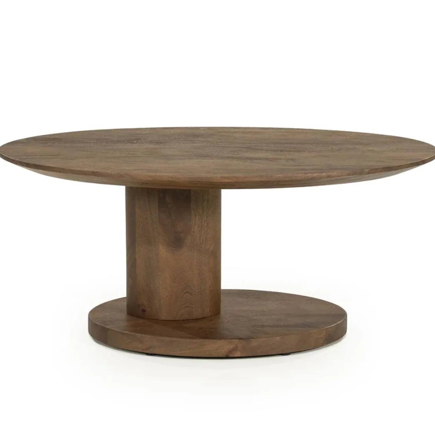 Eleonora Salontafels|Novia Salontafel Lichtbruin mangohout 90cm