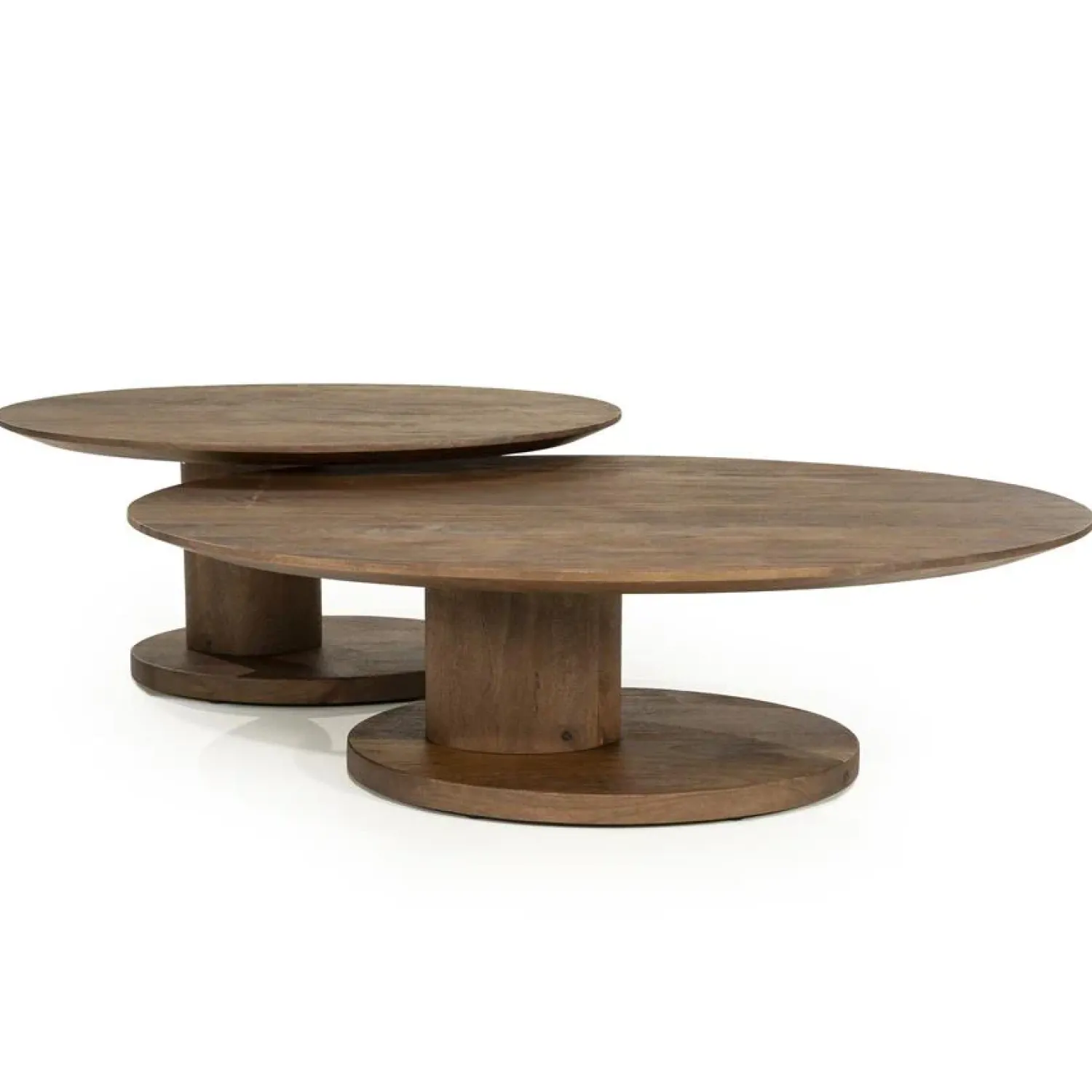 Eleonora Salontafels|Novia Salontafel Lichtbruin mangohout 120cm