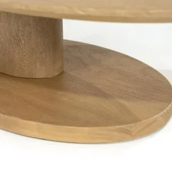 Eleonora Salontafels|Novia Salontafel Naturel mangohout 120cm