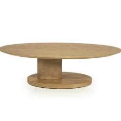 Eleonora Salontafels|Novia Salontafel Naturel mangohout 120cm