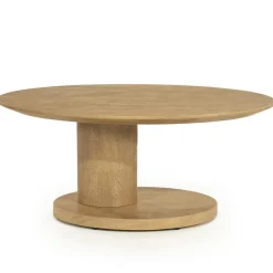 Eleonora Salontafels|Novia Salontafel Naturel mangohout 90cm
