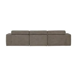 WOOOD Loungebanken|Novi Chaise Longue Bank Links Grijs Melange