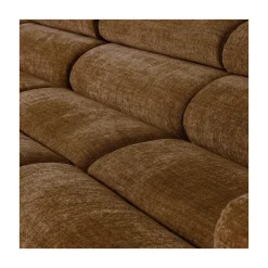 WOOOD Loungebanken|Novi Chaise Longue Bank Links Karamelbruin Melange