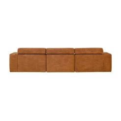 WOOOD Loungebanken|Novi Chaise Longue Bank Links Oranje Melange