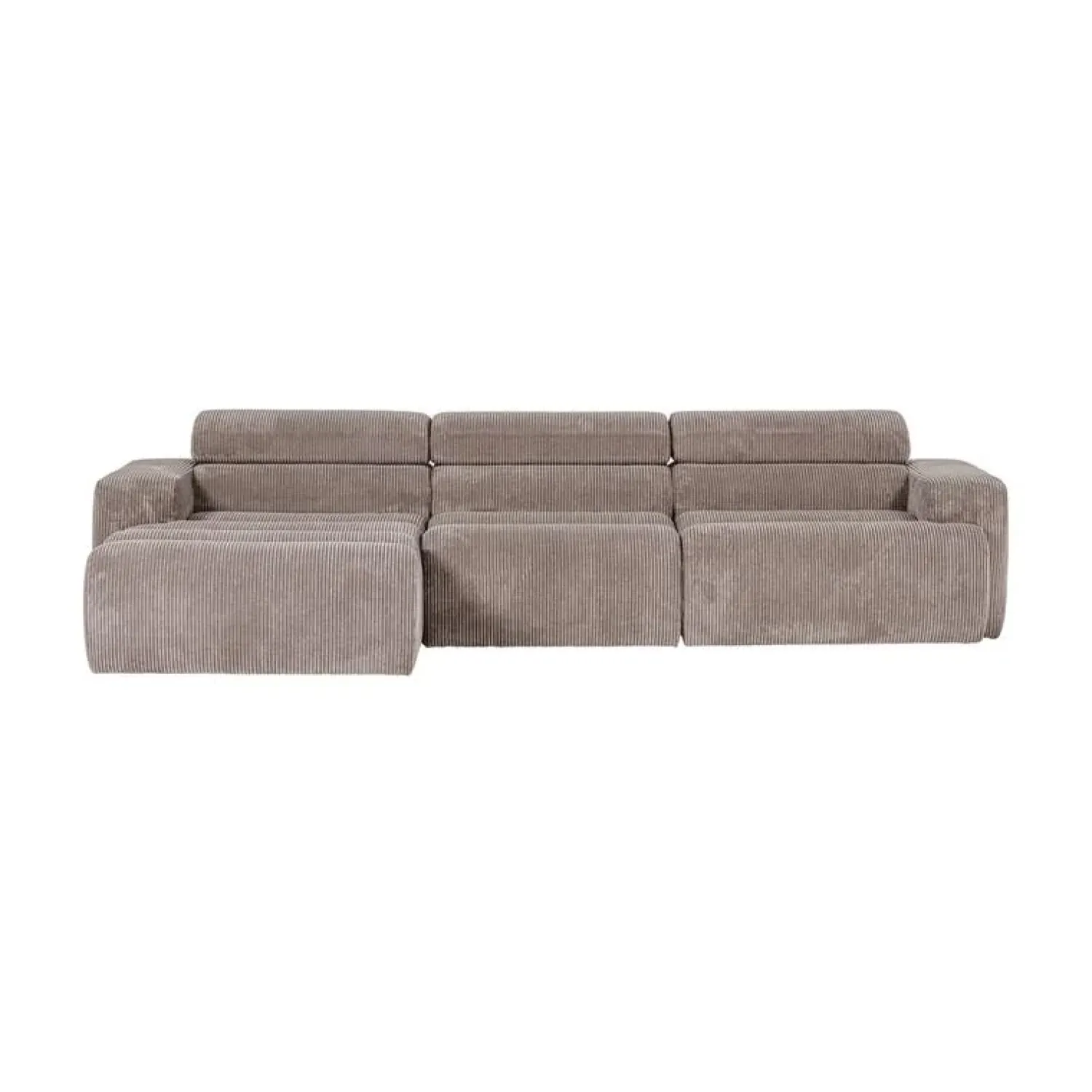 WOOOD Loungebanken|Novi Chaise Longue Bank Links Ribstof Zand