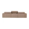 WOOOD Loungebanken|Novi Chaise Longue Bank Rechts Bouclé Taupe