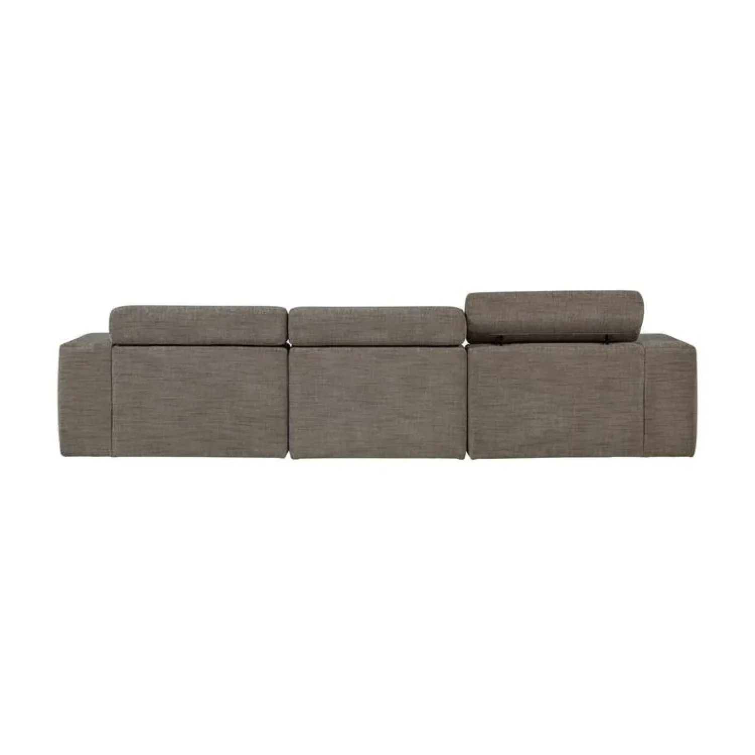 WOOOD Loungebanken|Novi Chaise Longue Bank Rechts Grijs Melange