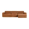 WOOOD Loungebanken|Novi Chaise Longue Bank Rechts Oranje Melange