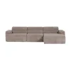 WOOOD Loungebanken|Novi Chaise Longue Bank Rechts Ribstof Zand