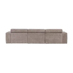 WOOOD Loungebanken|Novi Chaise Longue Bank Rechts Ribstof Zand