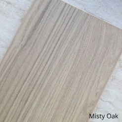 Maison Madera Vakkenkasten|Industriele Kasten|Nuvoro Zwevende Wandkast 4-vaks Misty Oak 45cm