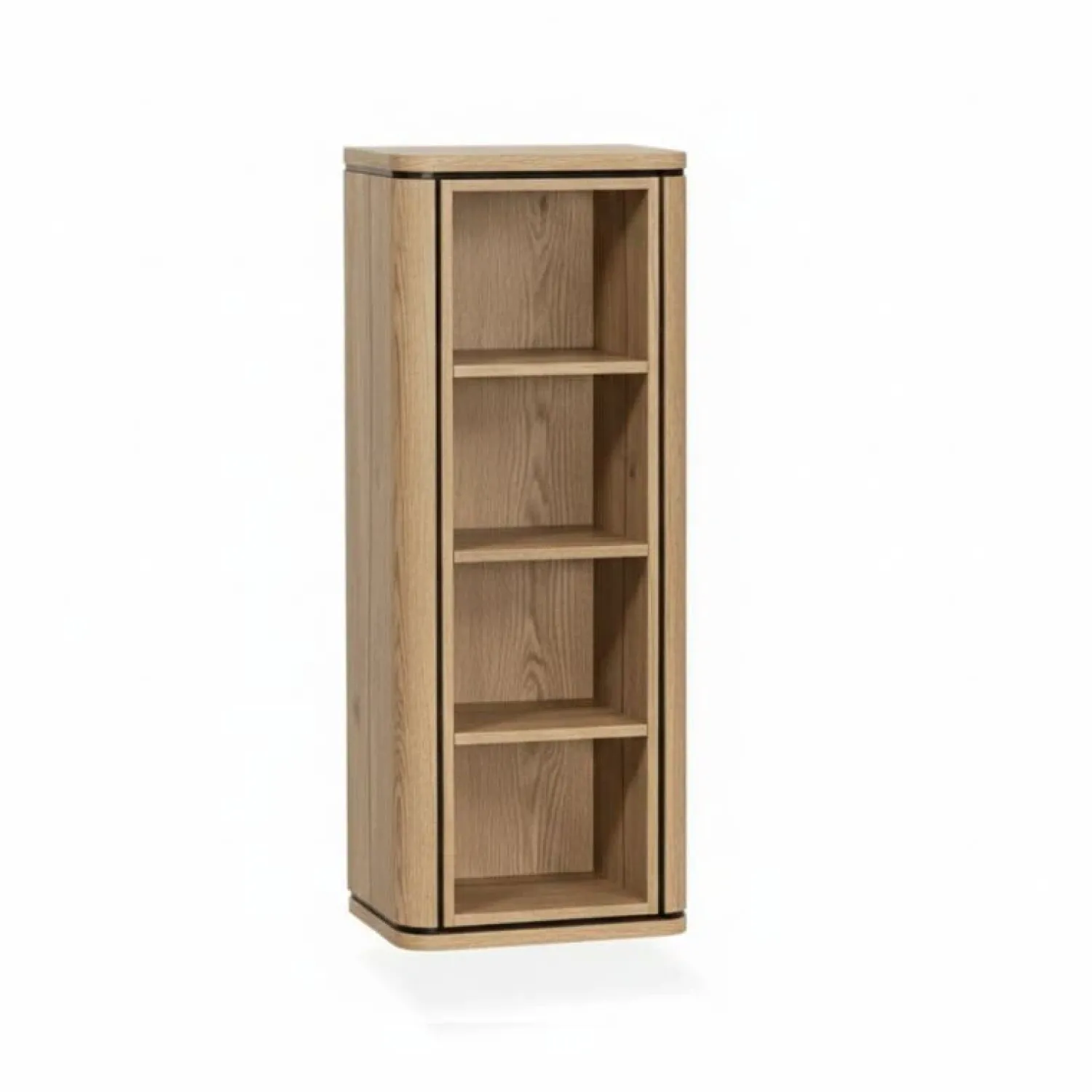 Maison Madera Vakkenkasten|Industriele Kasten|Nuvoro Zwevende Wandkast 4-vaks Natur 45cm