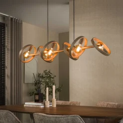 Kalfort Hanglampen|Octavia 6-lichts Hanglamp Beige