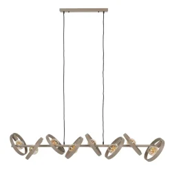 Kalfort Hanglampen|Octavia 8-lichts Hanglamp Beige