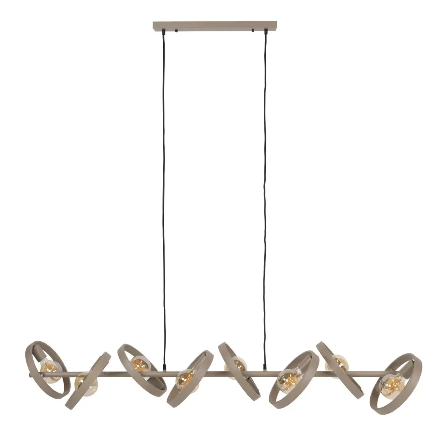 Kalfort Hanglampen|Octavia 8-lichts Hanglamp Beige