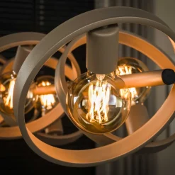 Kalfort Hanglampen|Octavia 8-lichts Hanglamp Beige
