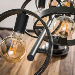 Kalfort Hanglampen|Octavia 6-lichts hanglamp industrieel