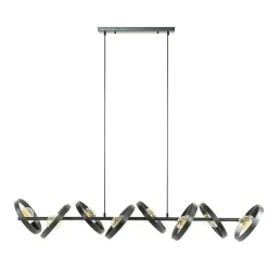 Kalfort Hanglampen|Octavia 8-lichts hanglamp industrieel