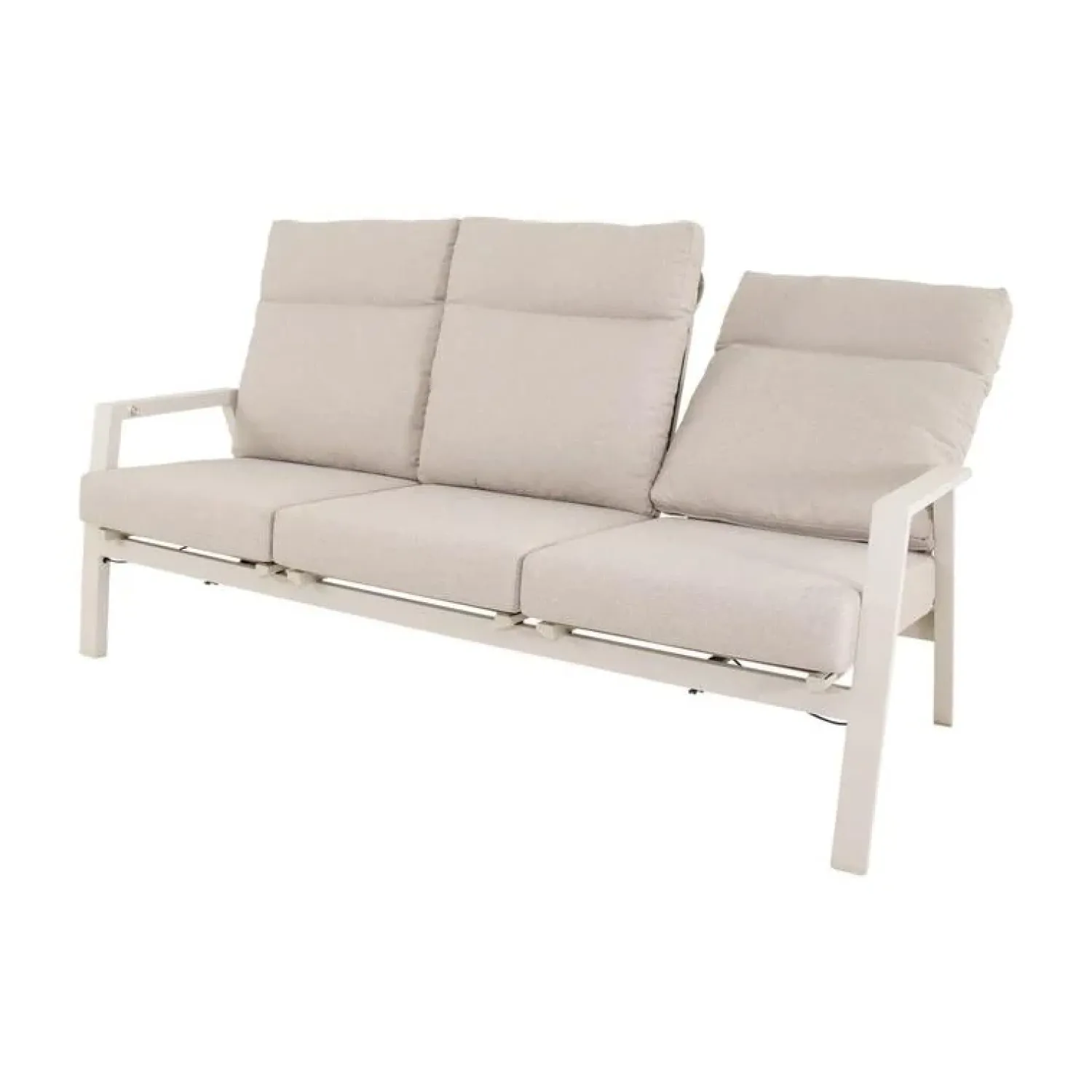 Lesli Living Tuinbanken|Ohio Loungebank 3-persoons beige