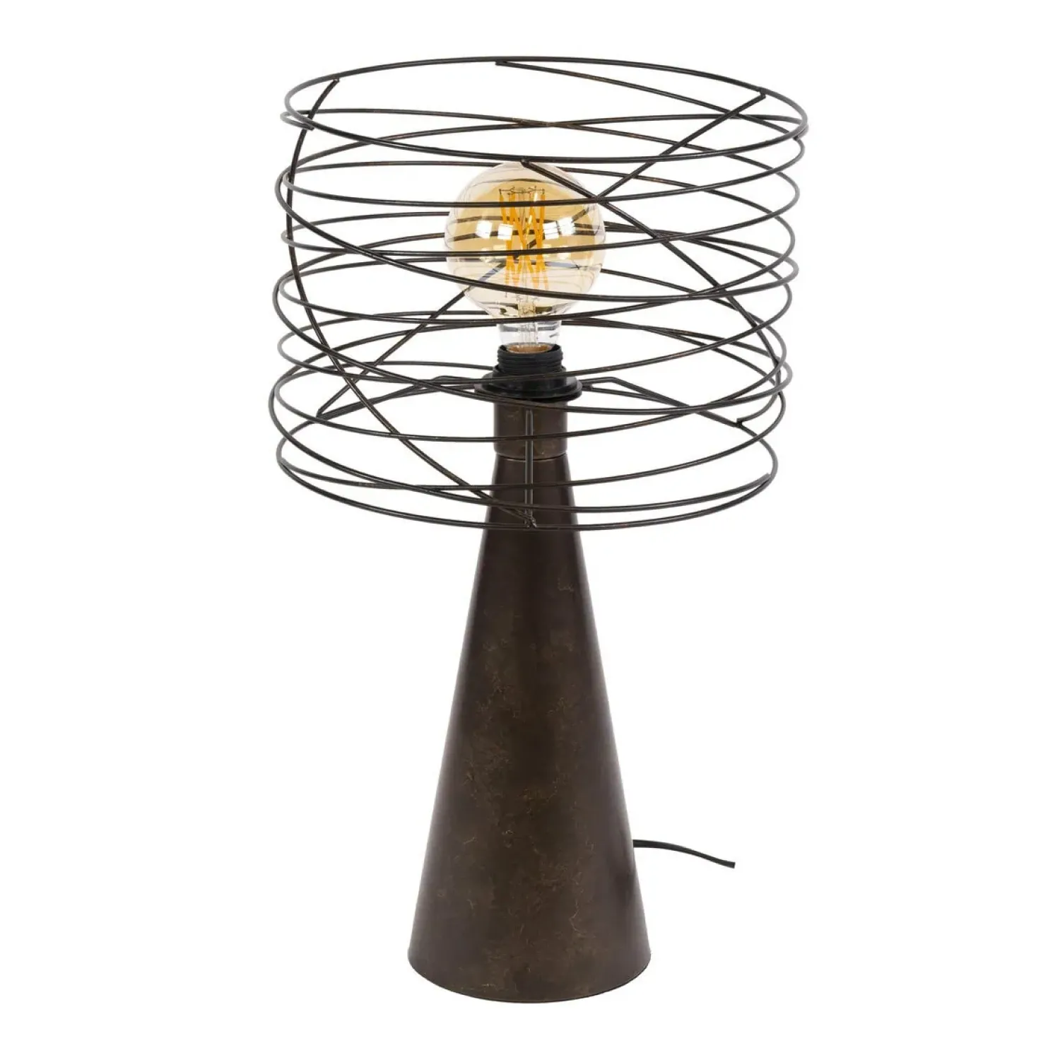 Kalfort Tafellampen|Omaha 1-lichts Tafellamp Bruin