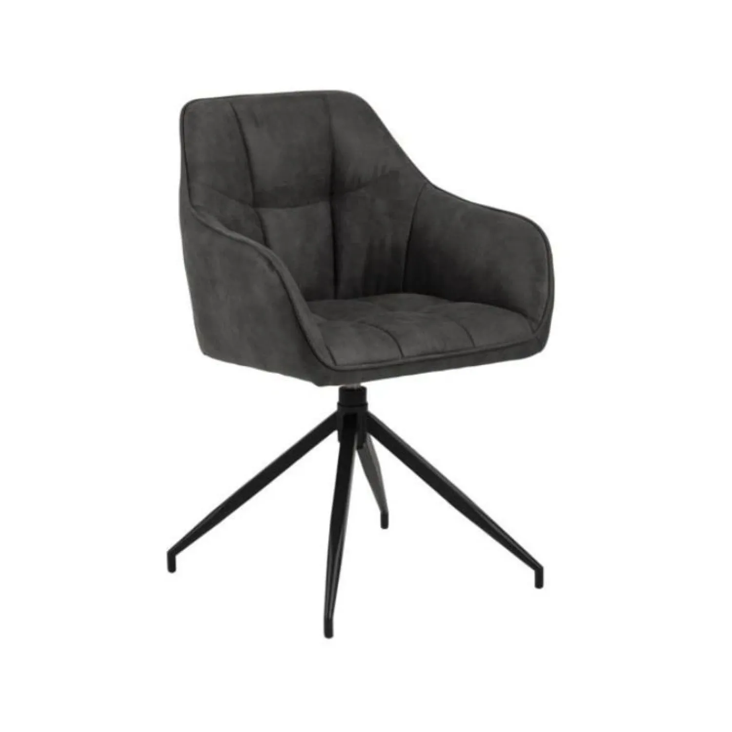 Nordhavn Eetkamerstoelen|Onyx Eetkamerstoel Antraciet