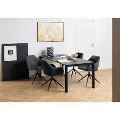 Nordhavn Eetkamerstoelen|Onyx Eetkamerstoel Grijs