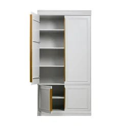 WOOOD Industriele Kasten|Kledingkasten|Organize Kledingkast Dennenhout Mist 44cm