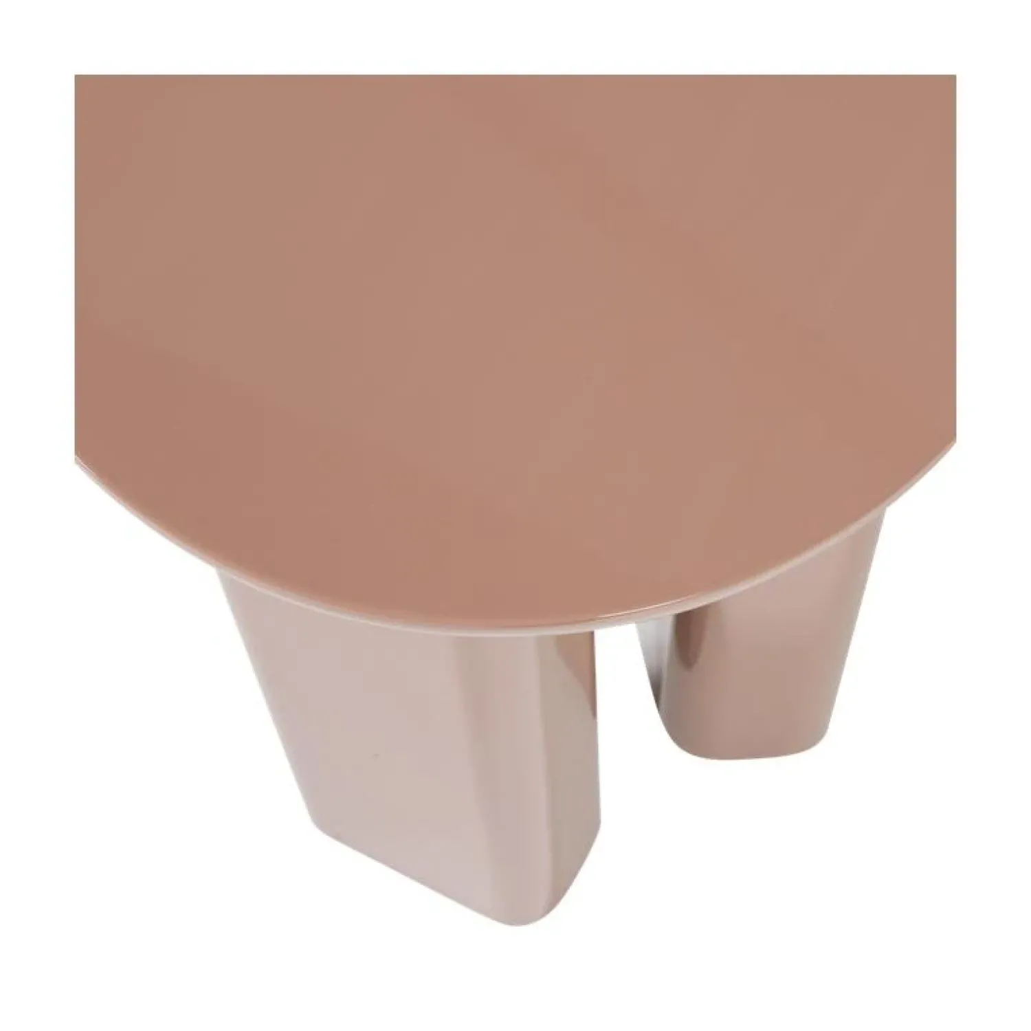 WOOOD Bijzettafels|Orivo Bijzettafel rond Oudroze 40cm