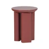 WOOOD Bijzettafels|Orivo Bijzettafel rond Roodroze 40cm