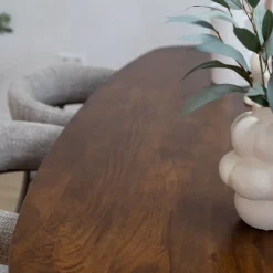 Vane Living Eettafels|Orla Eettafel Walnoot Deens Ovaal 200cm