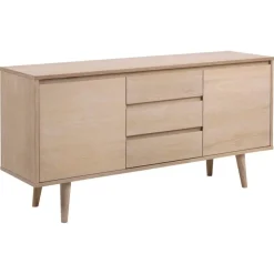 Nordhavn Dressoirs|Industriele Kasten|Orska Dressoir Naturel 150cm
