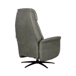 Label51 Fauteuils|Oslo Fauteuil Taupe Microleder Elektrisch