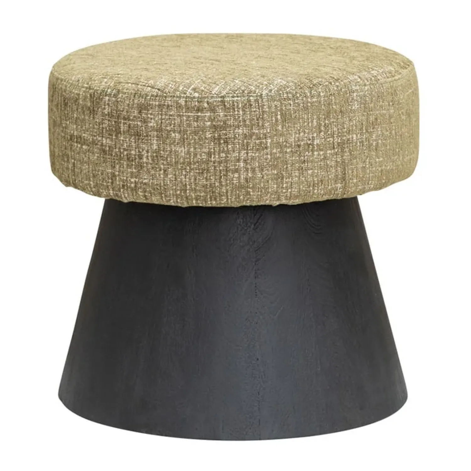 Tower living Krukjes|Hockers|Ossana hocker - fabric Memphis 18 - round 50x50x50Black base